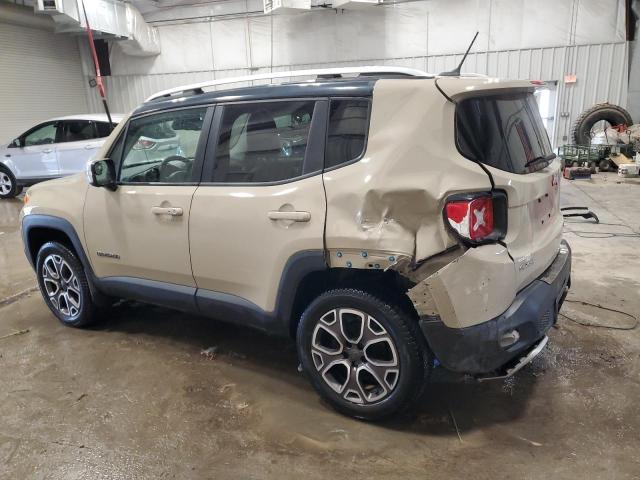 Vin: zaccjbdt8fpb77845, lot: 57992125, jeep renegade limited 20152