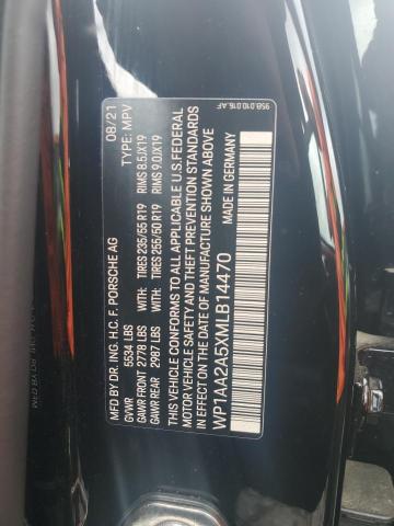 2021 PORSCHE MACAN - WP1AA2A5XMLB14470