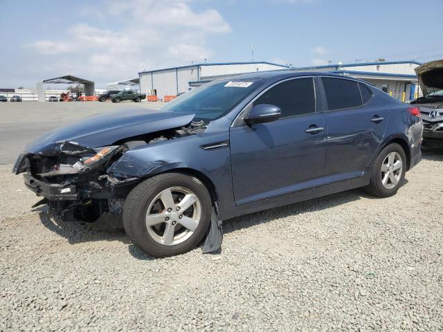 KIA OPTIMA LX 2015 blue  gas 5XXGM4A71FG470602 photo #1