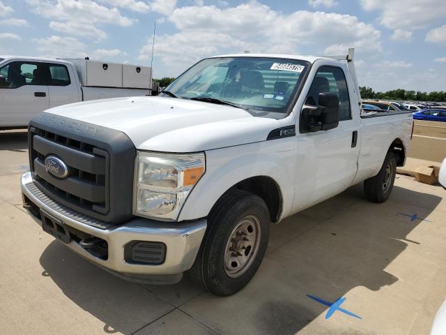 FORD F250 SUPER 2015 white  gas 1FTBF2A68FEB80829 photo #1