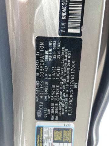 2016 KIA SEDONA EX KNDMC5C17G6117009