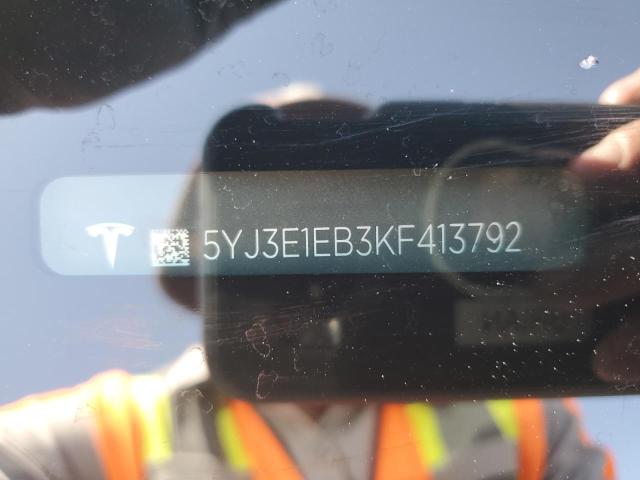 2019 TESLA MODEL 3 - 5YJ3E1EB3KF413792