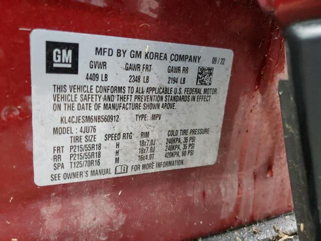 2022 BUICK ENCORE PRE #3301801326