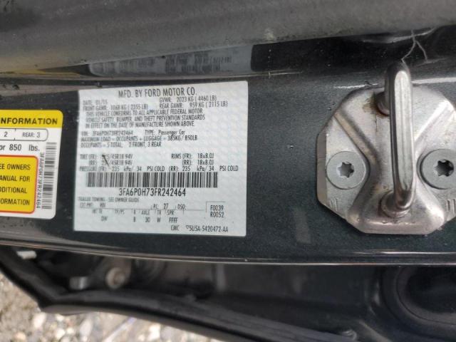 2015 FORD FUSION SE - 3FA6P0H73FR242464
