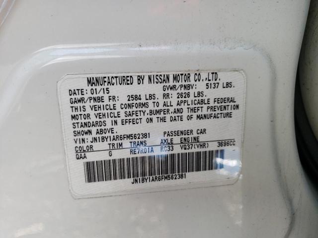 2015 INFINITI Q70 3.7 JN1BY1AR6FM562381