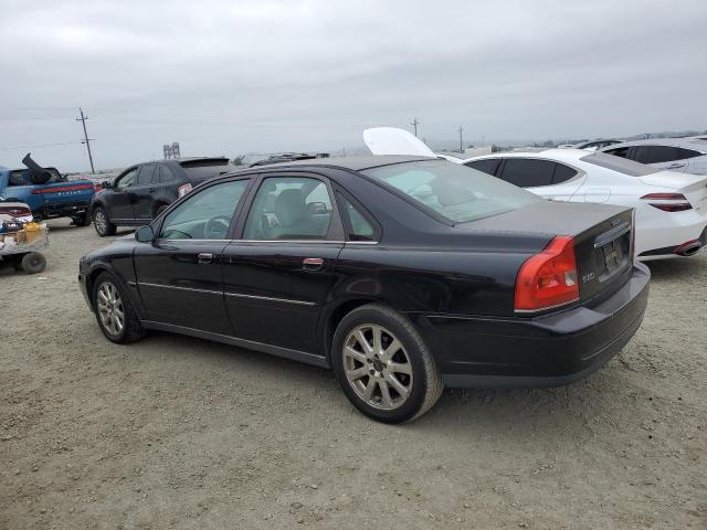 VOLVO S80 2.5T 2004 black  gas YV1TS59H041381937 photo #3