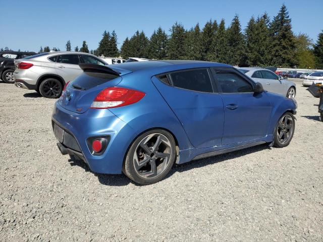 HYUNDAI VELOSTER T 2016 blue coupe 3d gas KMHTC6AE6GU250732 photo #4