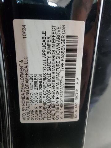 2025 HONDA ACCORD LX - 1HGCY1F22SA007714