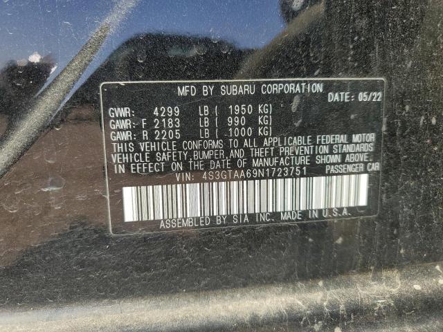 2022 SUBARU IMPREZA 4S3GTAA69N1723751