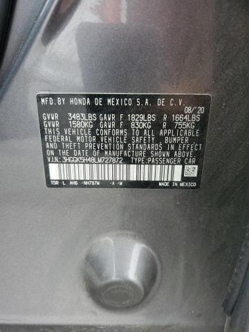 2020 HONDA FIT LX - 3HGGK5H48LM727872
