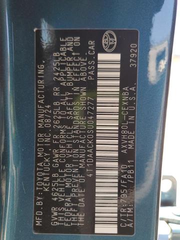 2025 TOYOTA CAMRY XSE - 4T1DAACK0SU047277