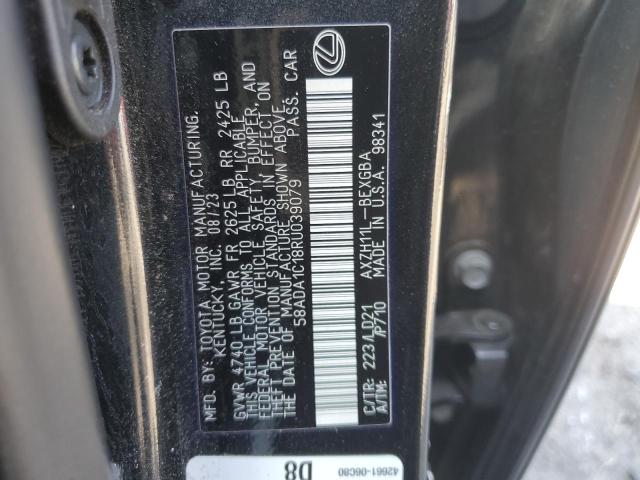 2024 LEXUS ES 300H BA 58ADA1C18RU039079