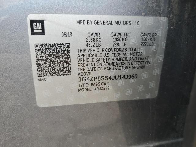 2018 BUICK LACROSSE E 1G4ZP5SS4JU143960