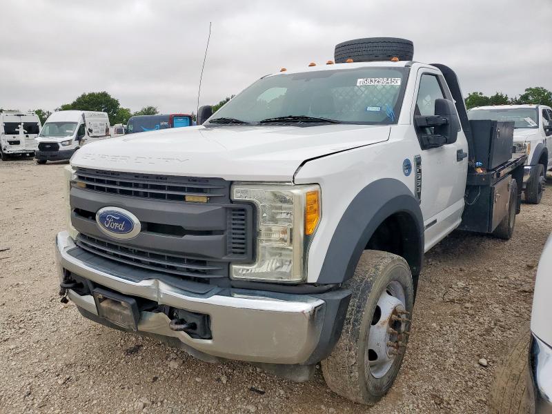 FORD F550 SUPER 2017 white chassis diesel 1FDUF5GT1HEB81309 photo #1