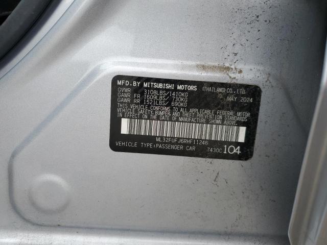 2024 MITSUBISHI MIRAGE G4 - ML32FUFJ6RHF11246