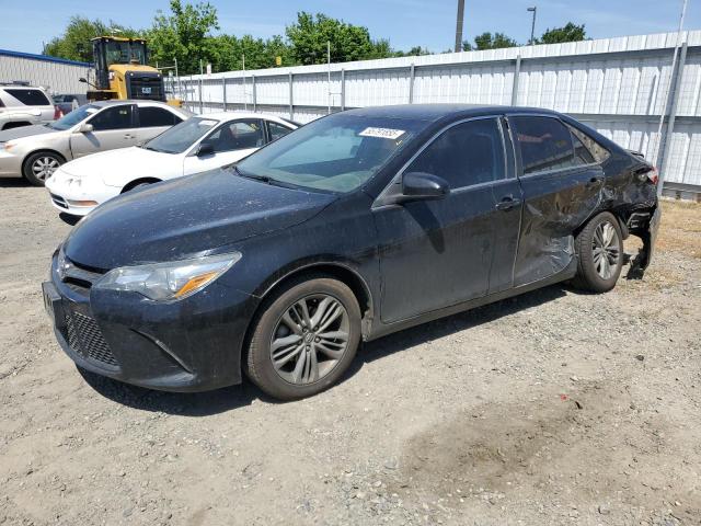 TOYOTA CAMRY LE 2017 black  gas 4T1BF1FK3HU670714 photo #1