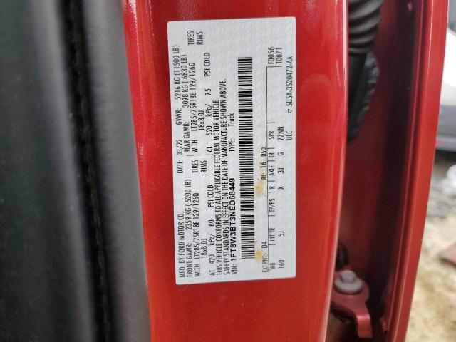 2022 FORD F350 SUPER - 1FT8W3BT3NED68449