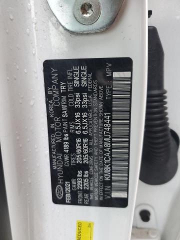 2021 HYUNDAI KONA SE - KM8K1CAA8MU748441