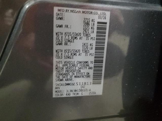 2016 INFINITI QX60 - 5N1AL0MM1GC511813