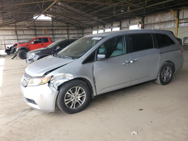 HONDA ODYSSEY EX 2013 gray sports v gas 5FNRL5H69DB064467 photo #1