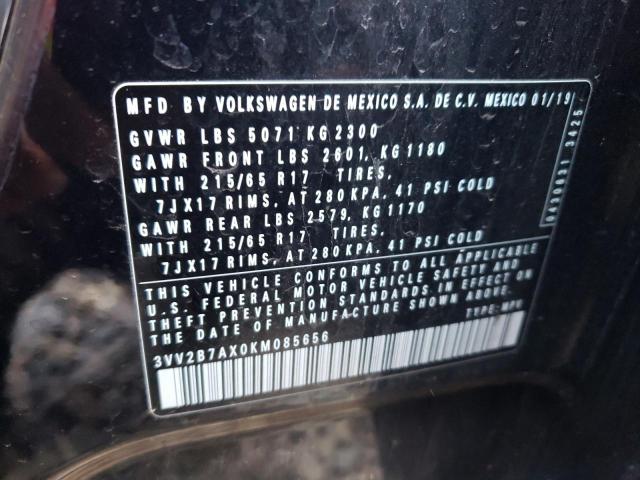 2019 VOLKSWAGEN TIGUAN SE - 3VV2B7AX0KM085656