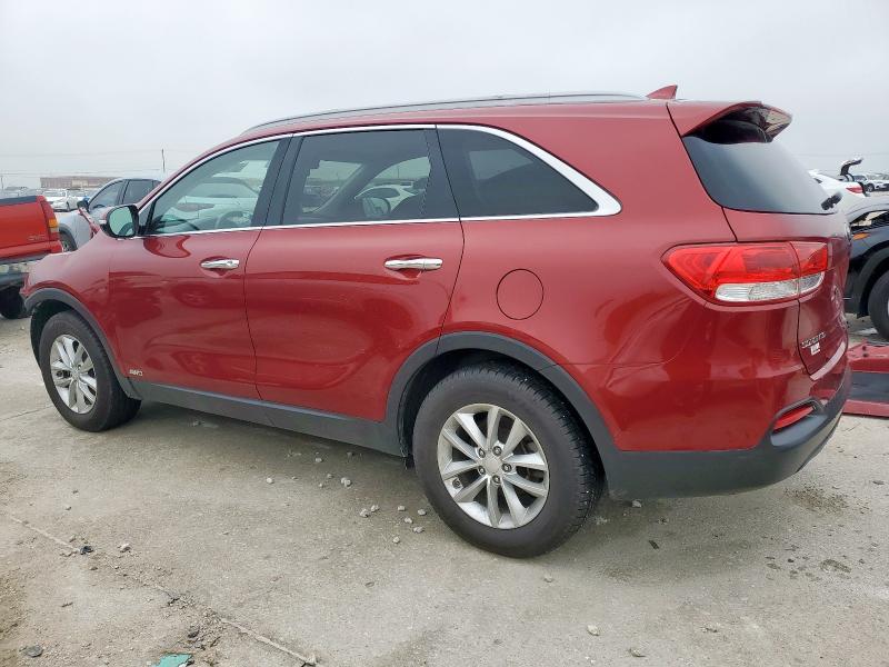 KIA SORENTO LX 2016 red  gas 5XYPGDA34GG098979 photo #3