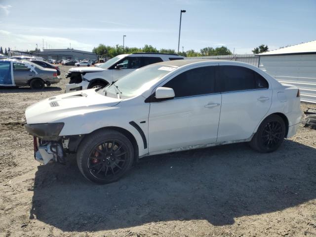 MITSUBISHI LANCER EVO 2011 white sedan 4d gas JA32W5FV9BU037534 photo #1