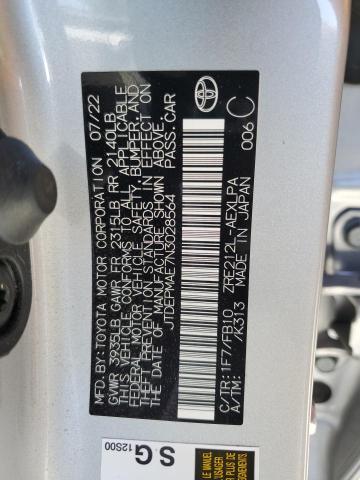 2022 TOYOTA COROLLA LE - JTDEPMAE7N3028564