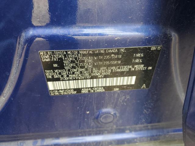 2015 TOYOTA RAV4 LIMIT - 2T3DFREV1FW391107