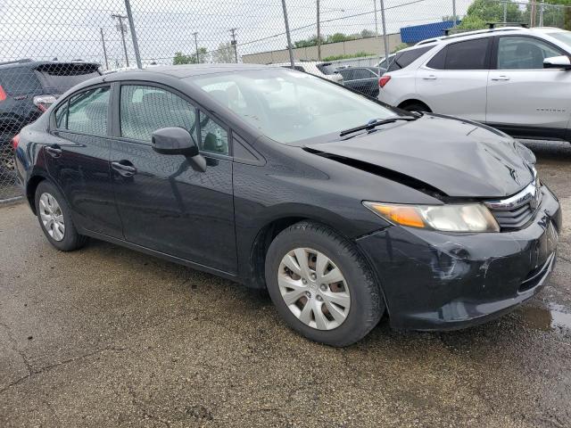 Vin: 19xfb2f51ce081072, lot: 55565425, honda civic lx 20124