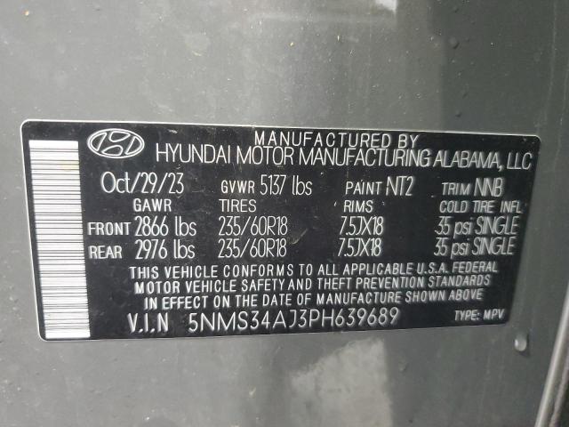 2023 HYUNDAI SANTA FE S - 5NMS34AJ3PH639689