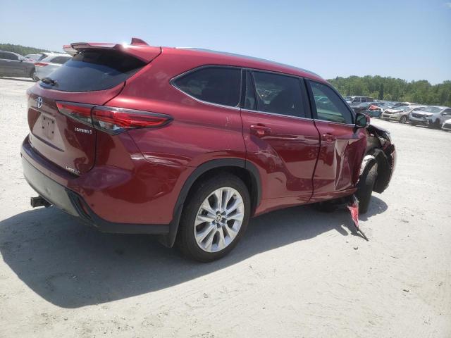 Vin: 5tdxbrch4ns542480, lot: 57946125, toyota highlander hybrid limited 20223