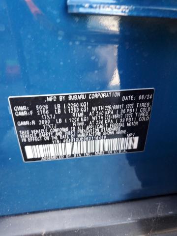 2025 SUBARU OUTBACK WI 4S4BTGUD0S3116429