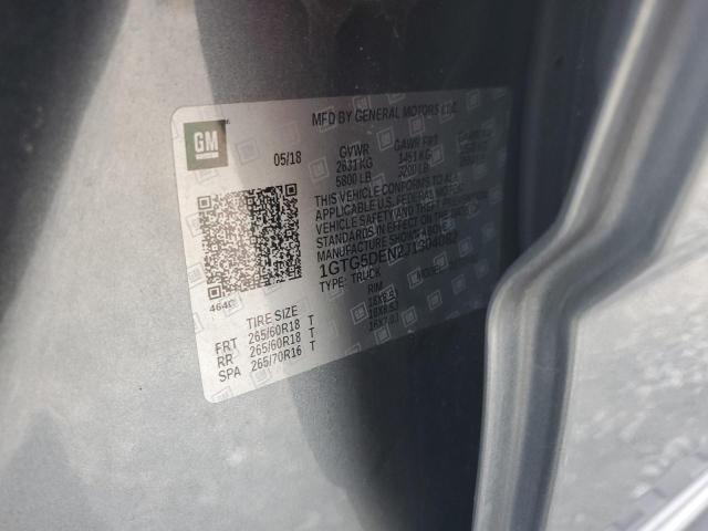 2018 GMC CANYON SLT 1GTG5DEN2J1304082