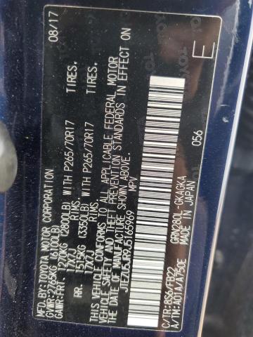 2018 TOYOTA 4RUNNER SR - JTEZU5JR9J5165969