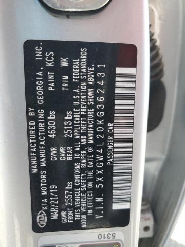 2019 KIA OPTIMA SX - 5XXGW4L20KG362431