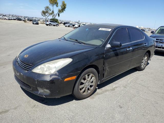 LEXUS ES 330 2004 black  gas JTHBA30GX45022518 photo #1