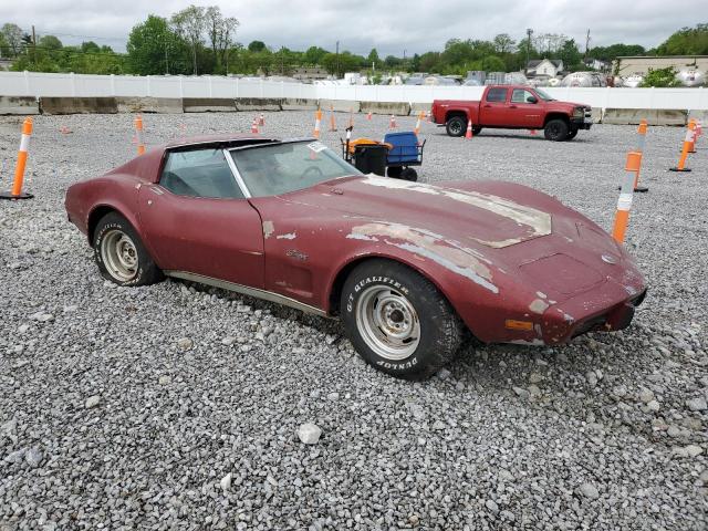 Vin: 1z37t5s438077, lot: 56787605, chevrolet corvette 19754