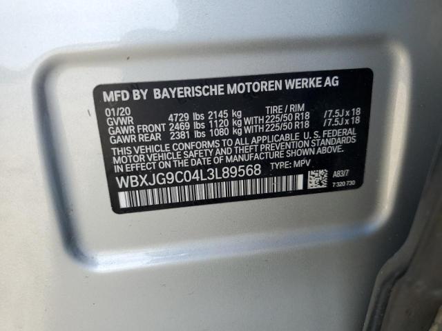 2020 BMW X1 XDRIVE2 - WBXJG9C04L3L89568