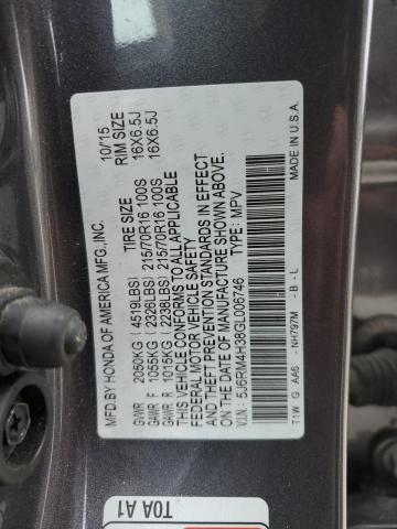 2016 HONDA CR-V LX - 5J6RM4H38GL006746