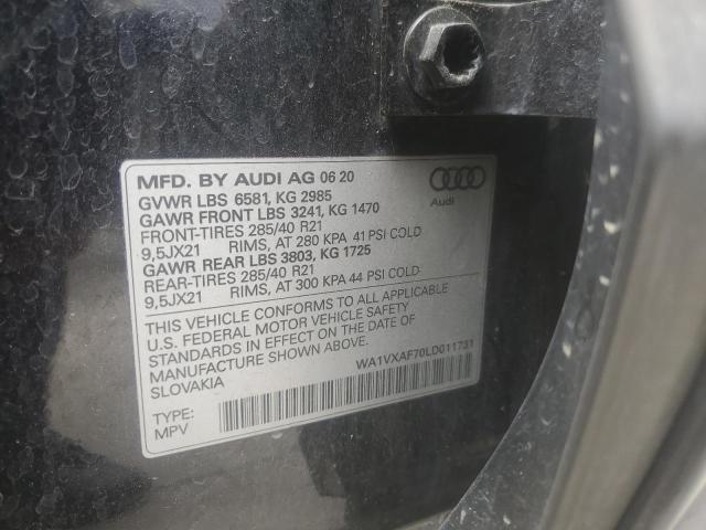 2020 AUDI Q7 PRESTIG - WA1VXAF70LD011731