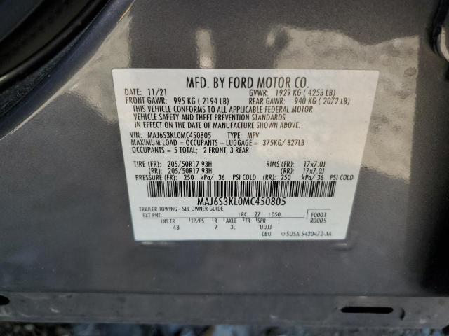 2021 FORD ECOSPORT T MAJ6S3KL0MC450805