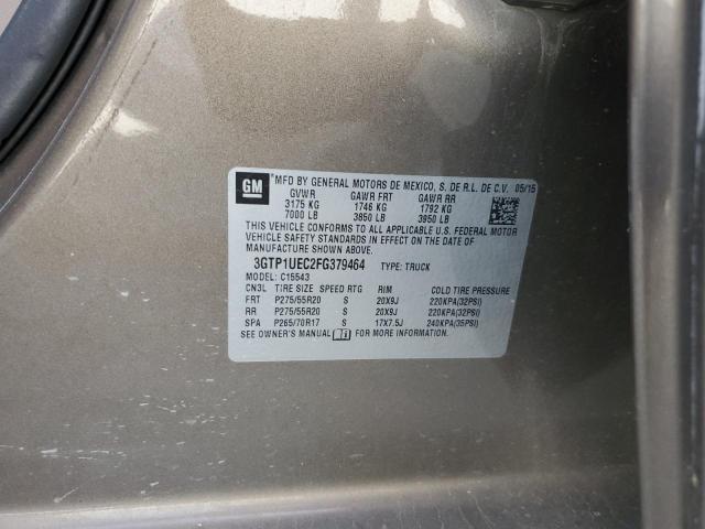 2015 GMC SIERRA C15 - 3GTP1UEC2FG379464