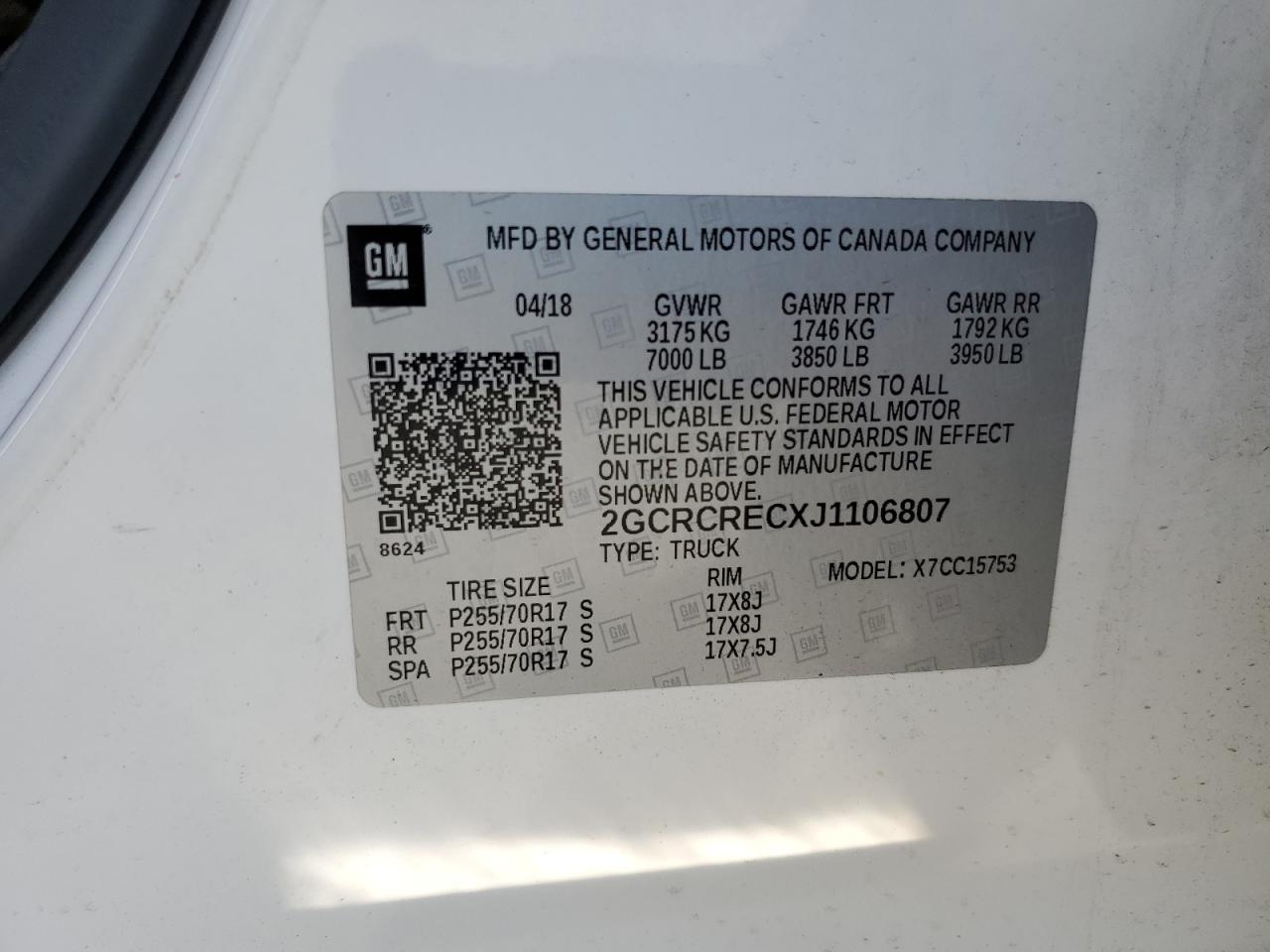 Chevrolet Silverado 2018