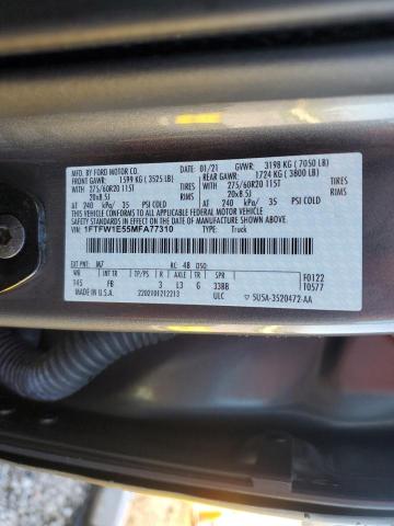 2021 FORD F150 SUPER - 1FTFW1E55MFA77310