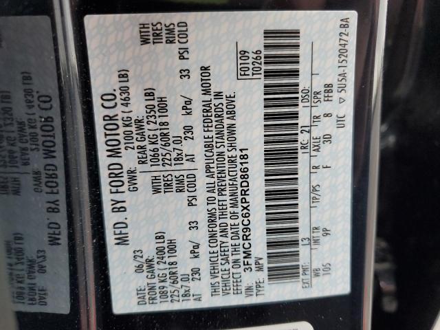 2023 FORD BRONCO SPO - 3FMCR9C6XPRD86181