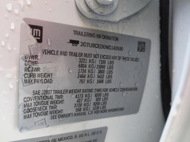 2022 GMC SIERRA LIM - 3GTU9CED0NG140590