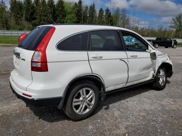 HONDA CR-V EXL 2011 white  gas 5J6RE4H72BL020862 photo #4