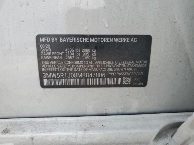 2021 BMW 330I - 3MW5R1J08M8B47806