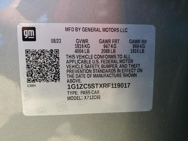 2024 CHEVROLET MALIBU LS 1G1ZC5STXRF119017